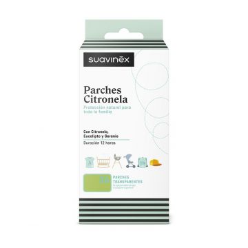 Patches citronella 36 pz | Repellente zanzare bimbi e mamme | SUAVINEX