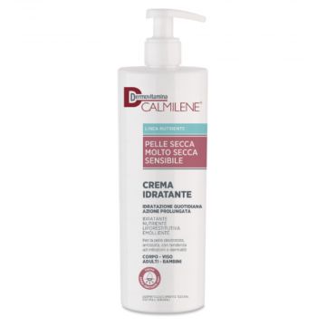 Crema Idratante 500 ml | Trattamento per pelle molto secca | DERMOVITAMINA Calmilene