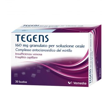 Tegens granulato per soluzione orale | 20 bustine 160 mg