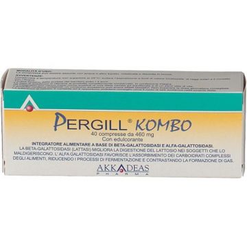 Pergill Kombo 40 cpr | Integratore per la digestione del lattosio | AKKADEAS PHARMA