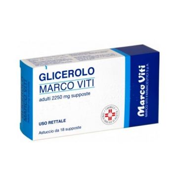 Marco Viti Glicerolo | 18 Supposte Adulti 2250 mg