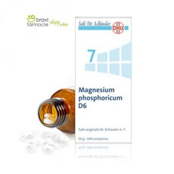 7 MAGNESIUM PHOSPHORICUM 6D | Fosfato di Magnesio 200 cpr | SCHWABE Sali Dr.Schussler