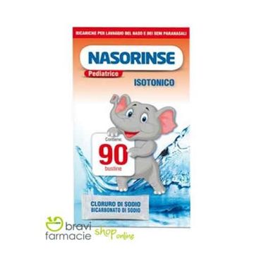 REFILL BIMBO 90 Bustine | Ricarica per lavaggio naso | NASORINSE Isotonico