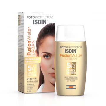 Fusion Water Urban spf 30 50 ml | Protezione solare quotidiana viso | ISDIN Fotoprotector