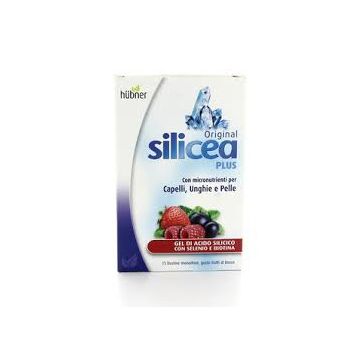 Original Silicea Plus 15 bustine da 15 ml | Integratore di silicio ai frutti di bosco | HUBNER