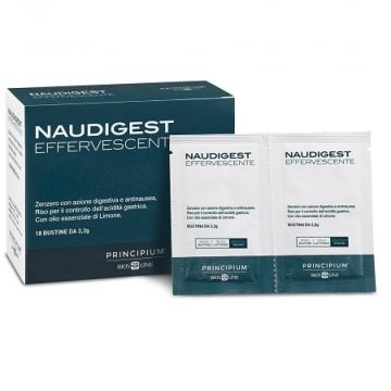 Naudigest 18 bustine | Digestivo effervescente vegetale | PRINCIPIUM Bios Line
