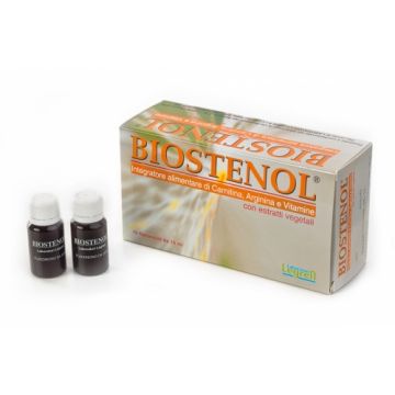 BIOSTENOL 10 FL 15 ml | Integratore Carnitina, Arginina e vitamine |  LEGREN