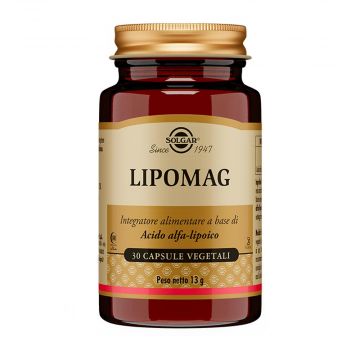 Lipomag 30cps Vegetali | Integratore antiossidante | SOLGAR