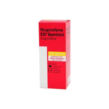 Ibuprofene bambini150ml Fragola 100 mg | EG