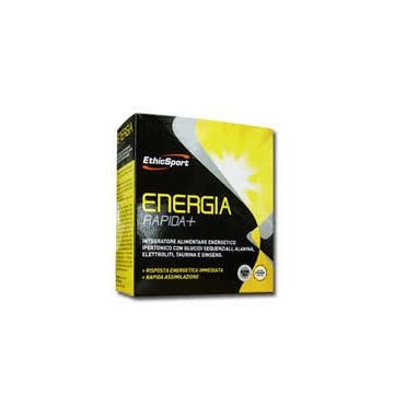 ENERGIA RAPIDA+ 10 flaconcini | Integratore Ipertonico | ETHICSPORT