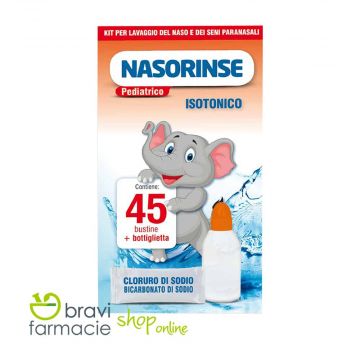 KIT BIMBO con 45 Bustine | Lavaggio Nasale | NASORINSE Isotonico