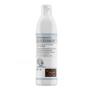 Glicocerin Detergente 200 ml | Bagnoschiuma delicato bagnetto | FIOCCHI DI RISO
