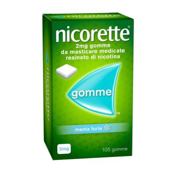 Nicorette Gomme Masticabili 2 mg | 105 Gomme medicate Menta Forte
