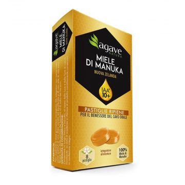 Manuka IAA 15+ 16 Pastiglie | Pastiglie gola antisettiche antinfiammatorie | AGAVE NATURA