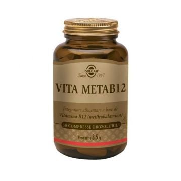 Vita Meta B12 30 cpr orosolubili | Integratore di vitamina B12  | SOLGAR