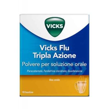 VICKS FLU Tripla Azione | 10 Bustine