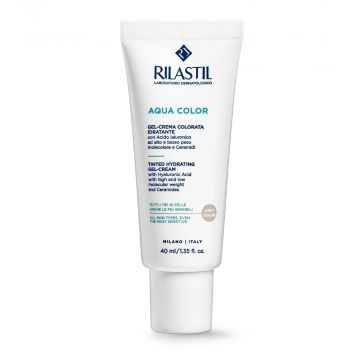 Aqua Color Cream Light 40 ml | Crema gel idratante colorata | RILASTIL