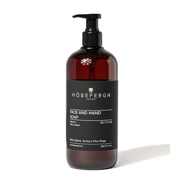 SAPONE VISO E MANI 500 ml | Erbe Alpine, Arnica, Pino Mugo | HOBE PERGH