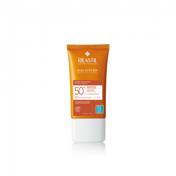 Crema Vellutata Viso Spf 50 50 ml | Idratante alta protezione pelli sensibili | RILASTIL Sun System