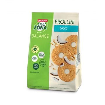 FROLLINI 40-30-30 COCCO | Biscotti al Cocco 250 g | ENERZONA