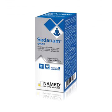 SedaNam Gocce 50 ml | Coadiuvante naturale del sonno | NAMED