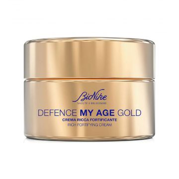 Defence My Age GOLD Crema ricca 50 ml | Crema ricca fortificante pelli mature | BIONIKE