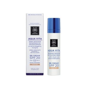 BB Cream Medium Spf 20 | Crema Idratante 40 ml | APIVITA Aqua Vita