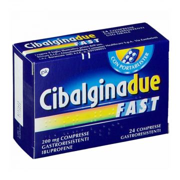 Cibalgina Due Fast 24 Compresse | Compresse gastroresistenti 200 mg