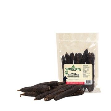 SALSICCIA DI CAVALLO | Snack con rosa canina e crescione 200 g cod.0000 | NATURAVETAL - Canis Plus