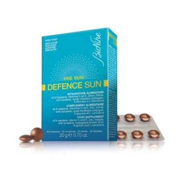 INTEGRATORE ALIMENTARE Pelli Sensibili 30 compresse | BIONIKE - Defence Sun