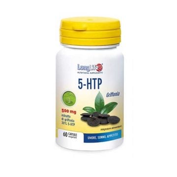 5-HTP 60 Capsule | Integratore di Idrossitriptofano 500 mg | LONGLIFE