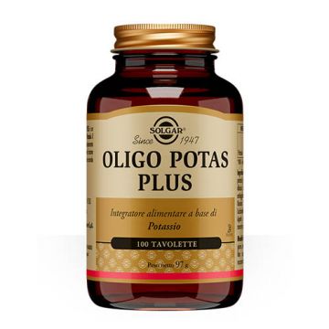 OLIGO POTAS PLUS 100 tav | Integratore di Potassio | SOLGAR