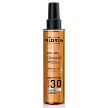 Body Spf 30 Uv Bronze 150 ml | Olio Solare antietà | FILORGA Solari