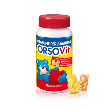 CARAMELLE GOMMOSE 60 pezzi  | Vitamine per bambini  | ORSOVIT