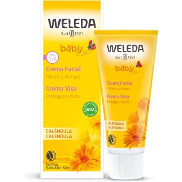 Crema Viso baby 50 ml | Crema protettiva alla calendula pelli secche | WELEDA