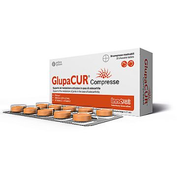 GLUPACUR 30 compresse | Integratore per osteoartrite di cane e gatto | INNOVET - Ortopedia