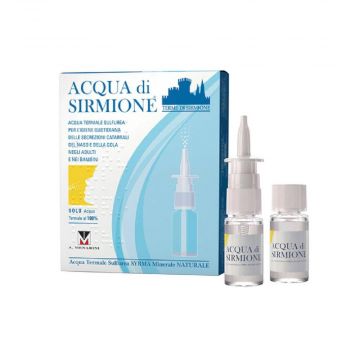 ACQUA SIRMIONE 15 ml  | Fiale per lavaggio nasale | TERME DI SIRMIONE