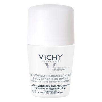 Deodorante Antitraspirante 48h | Roll-on lenitivo 50ml | VICHY 