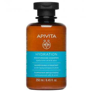 Shampoo Idratante Acido Ialuronico e Aloe | Hydration Moisturzing 250 ml | APIVITA Capelli