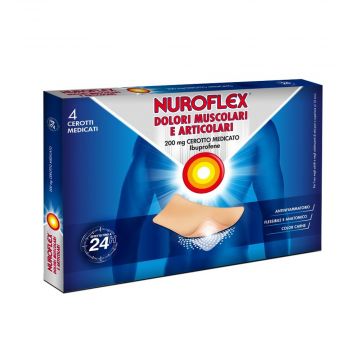 NUROFLEX Dolori muscolari e articolari | 4 Cerotti medicati - Ibuprofene 200 mg