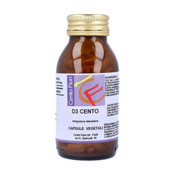 D3 CENTO | Integratore per la funzione muscolare 100 capsule | CENTO FIORI