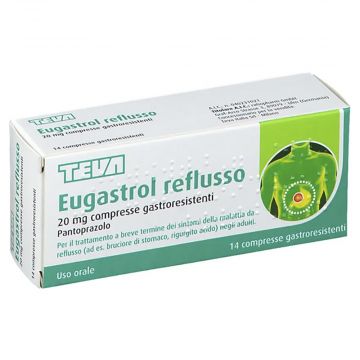 Eugastrol Reflusso | Pantoprazolo 14 compresse 20 mg