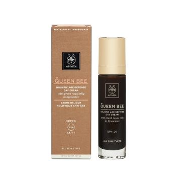 Crema Antiage Giorno Spf 20 | Age Defence Day Cream 50 ml | APIVITA Queen Bee