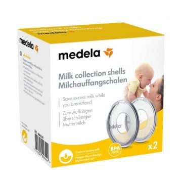 Coppette Raccoglilatte 2 pz | Coppette silicone per perdite di latte | MEDELA