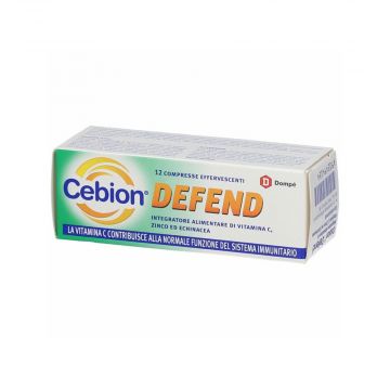 Cebion Defend 12 compresse effervescenti | Integratore difese immunitarie | CEBION