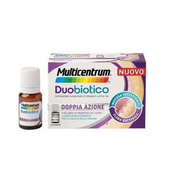 DUOBIOTICO 16 flac. | Integratore fermenti lattici vivi | MULTICENTRUM