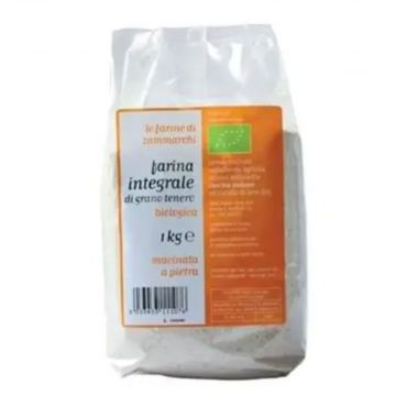 FARINA INTEGRALE di grano tenero | Biologica 1 kg | LE FARINE DI ZAMMARCHI