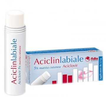 Aciclin Labiale matita cutanea | Applicatore da 2,5 g