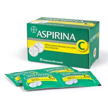 ASPIRINA C 400 mg cpr | 20 Compresse Effervescenti con Vitamina C