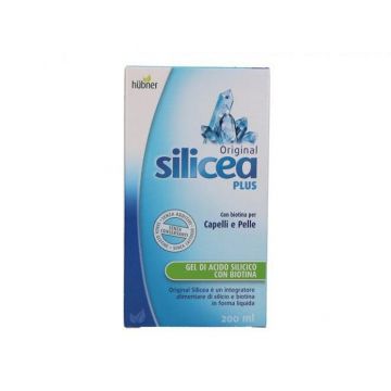 Original Silicea Plus gel 200 ml | Integratore di Silicio con biotina | HUBNER